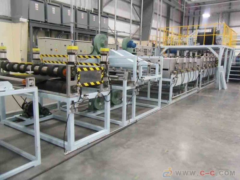 Plastic honeycomb board production line